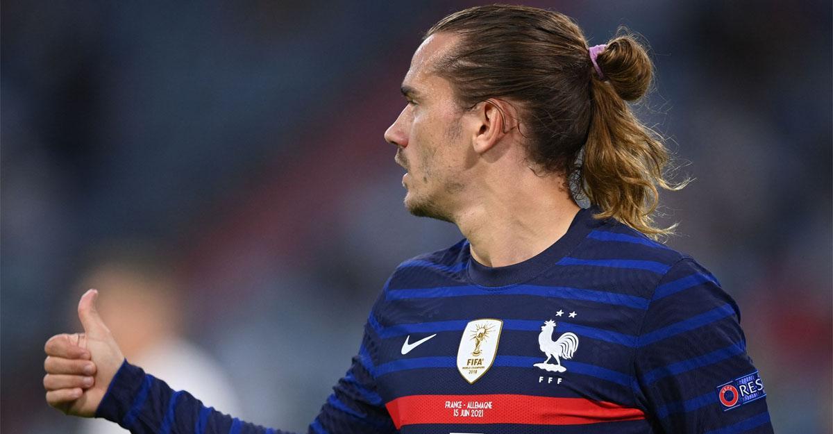 Antoine Griezmann trabajó duro en el debut 'bleu' contra Alemania