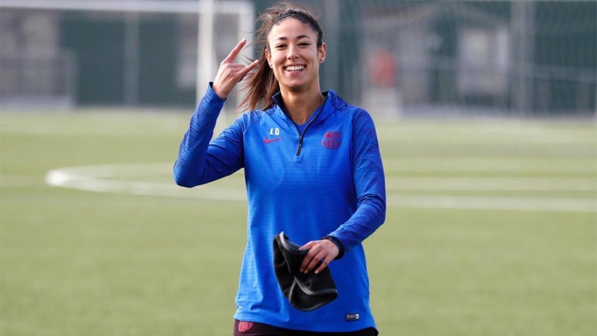 Leila Ouahabi ya vuelve a entrenarse con el grupo