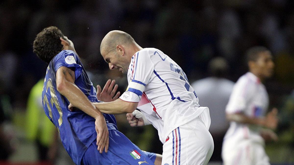 Esta fue una de las secuencias del cabezazo de Zidane a Materazzi