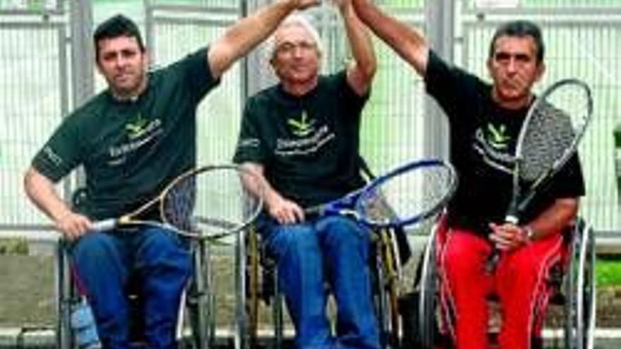 Extremeños en el Campeonato de España de tenis en silla de ruedas