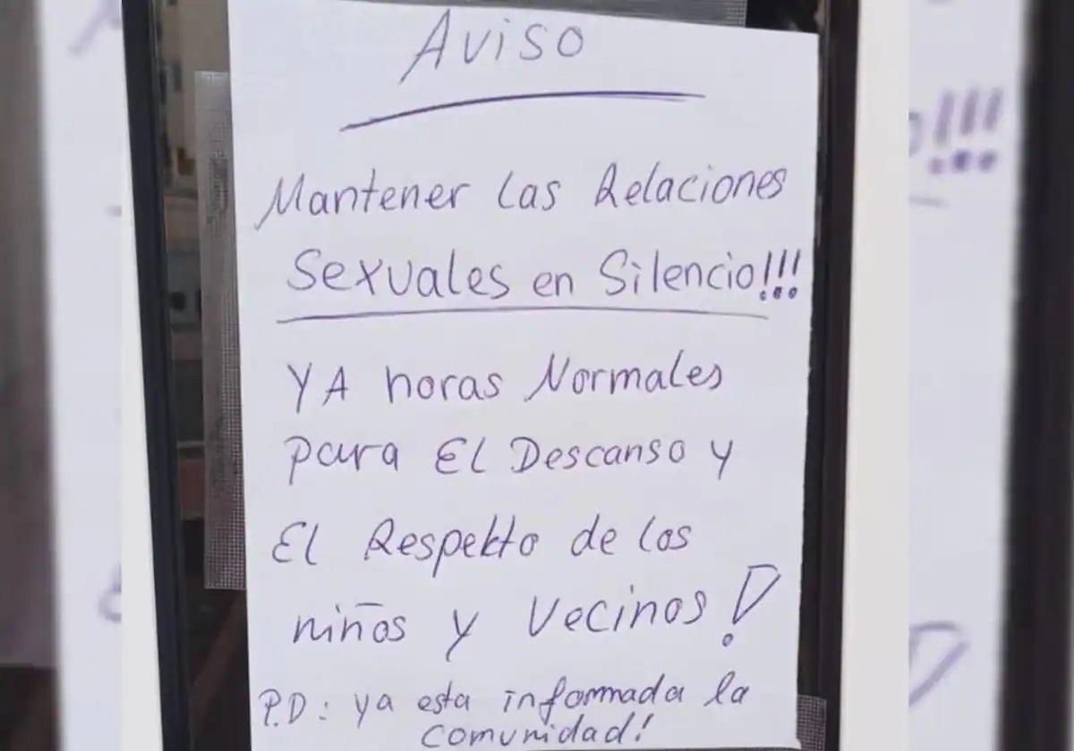 Queja vecinal inicial en el edificio del amor