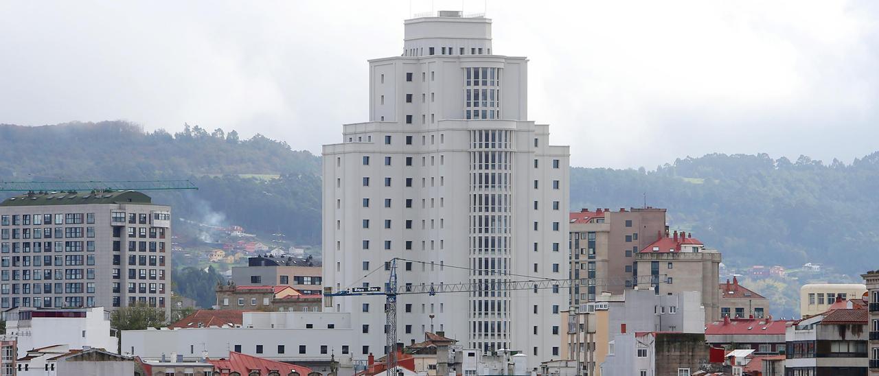 Vista de la Ciudad de la Justicia, donde ya están la mayoría de juzgados laborales de Vigo.
