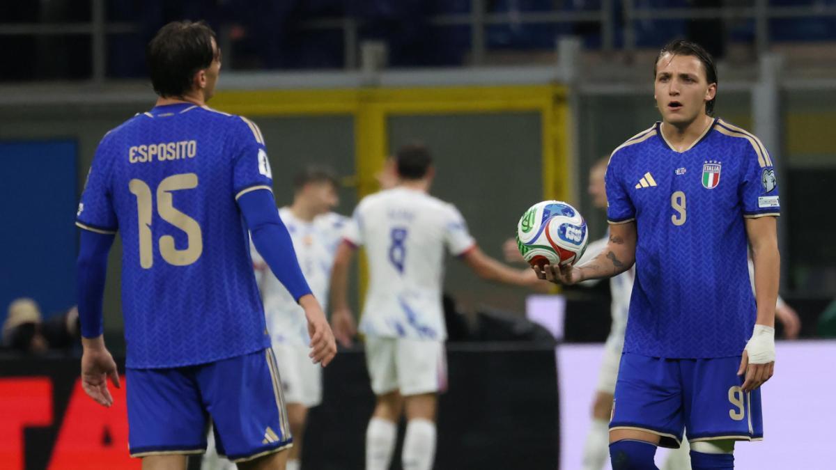 Italia, una de las selecciones que tendrá que pasar por la repesca para intentar acceder al Mundial 2026