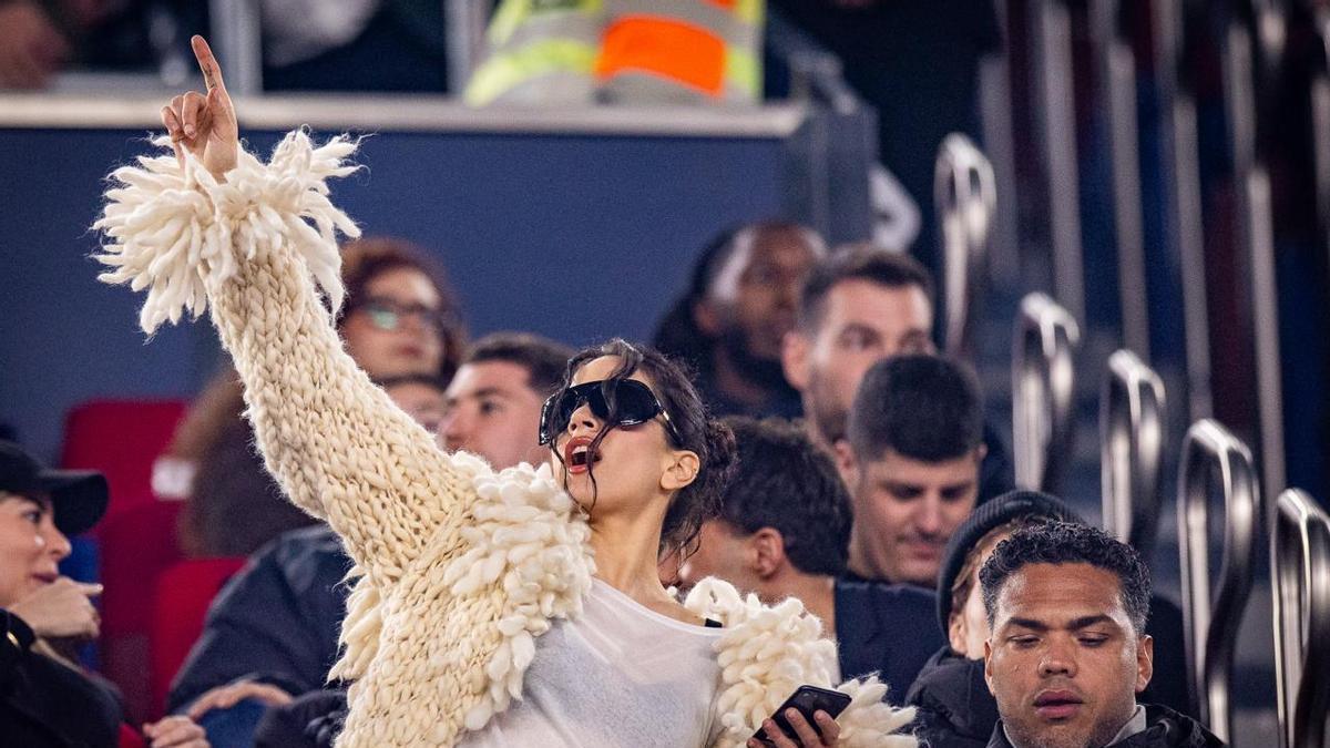 ¡Así ha celebrado Rosalia los goles del FC Barcelona!