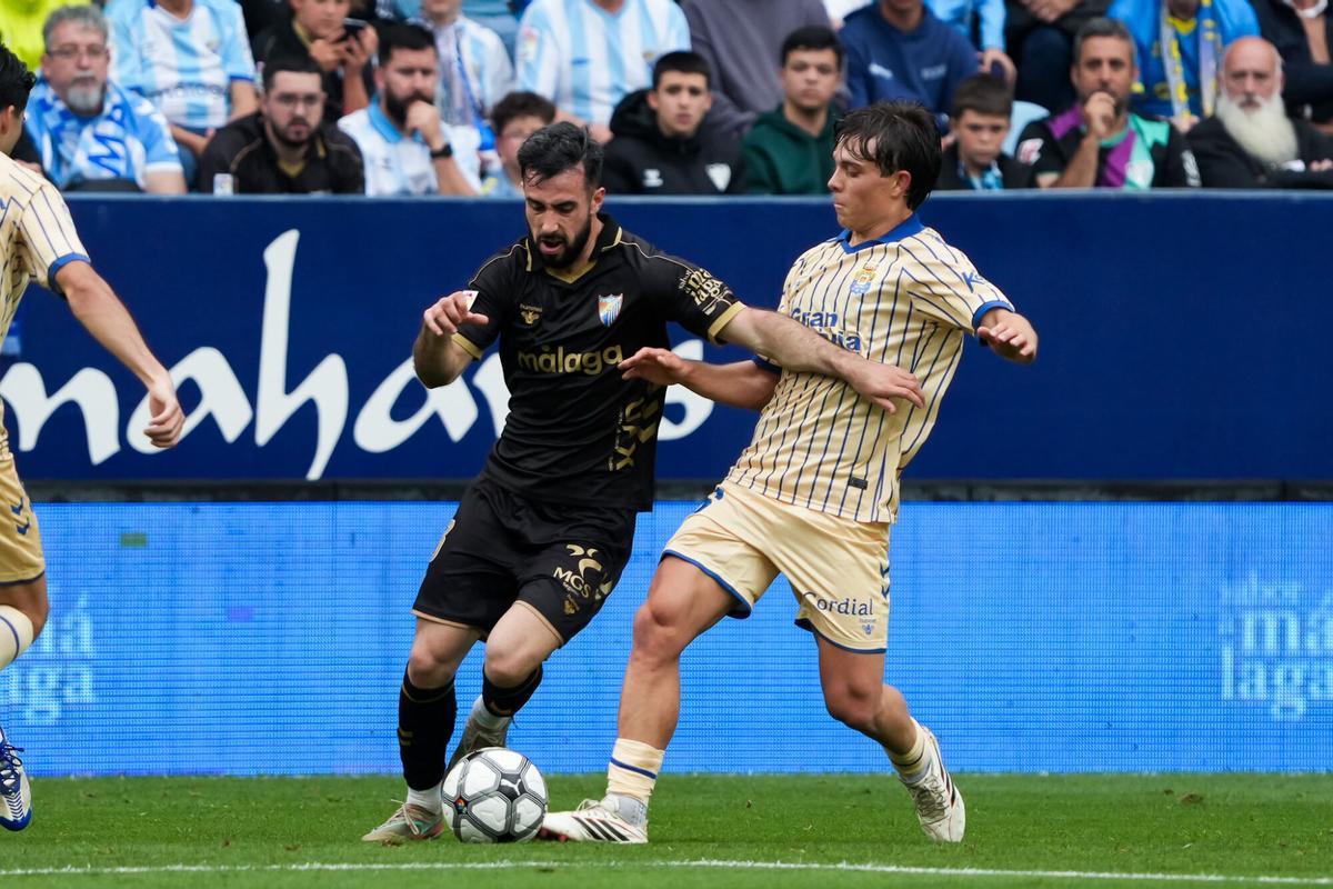El Málaga CF - UD Las Palmas, en imágenes