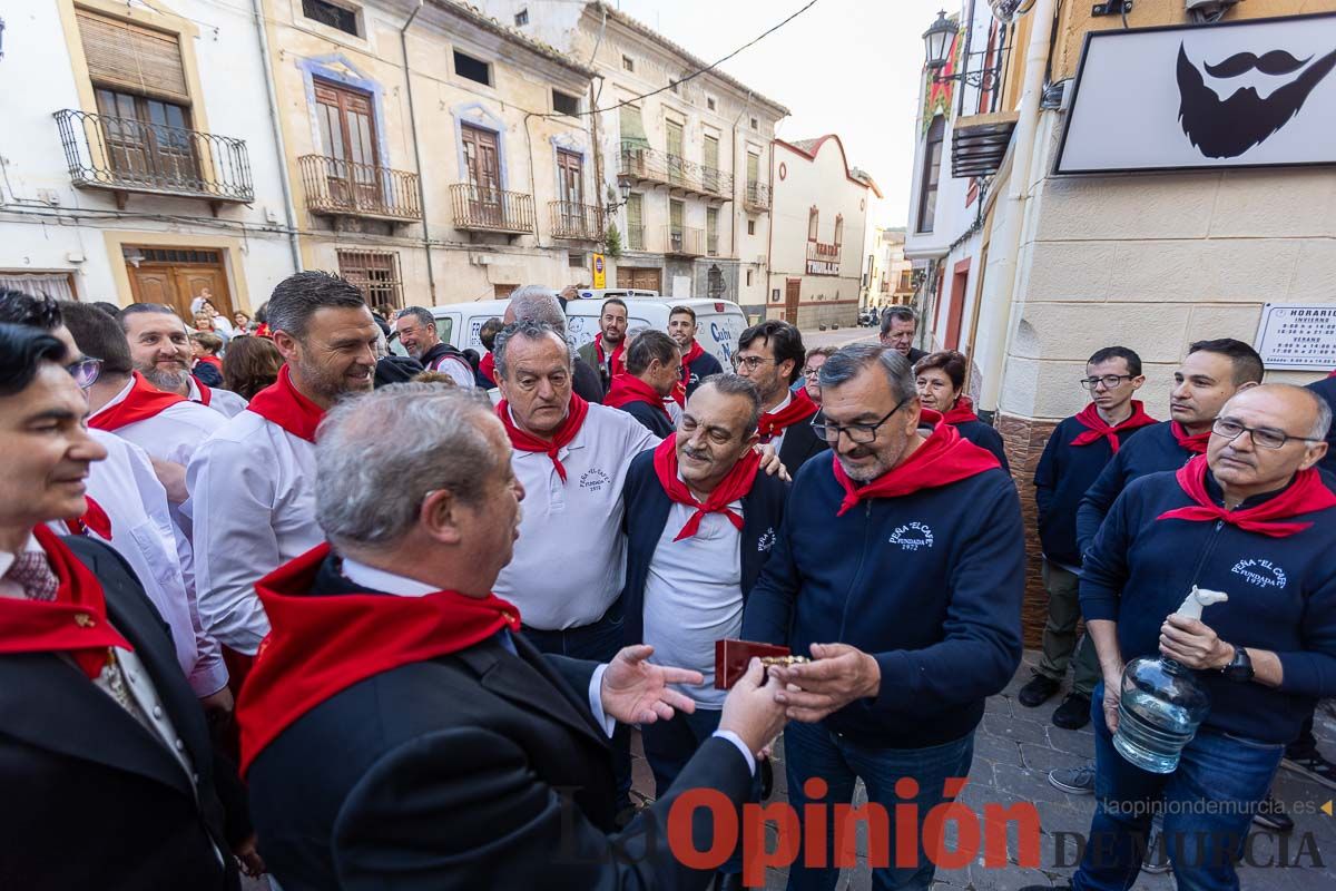 Recorrido Caballos del Vino día dos de mayo en Caravaca