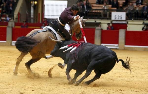 Vaquillas y rejones en la Feria San Jorge