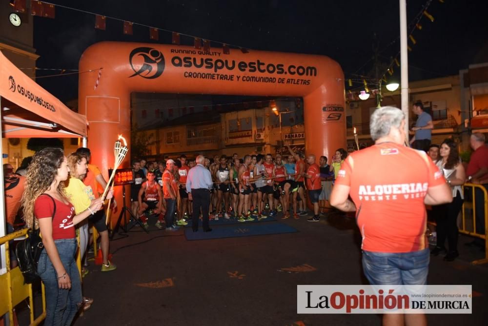 Carrera popular nocturna en Alquerías.