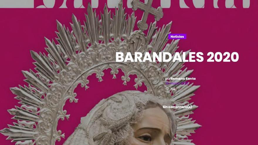 Las cofradías publican la revista Barandales en digital