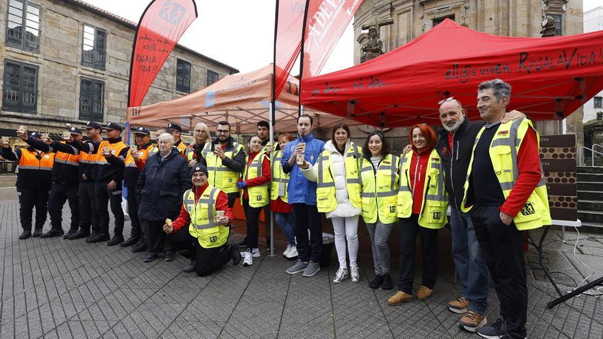Chocolate y rosca para celebrar el trabajo de cientos de voluntarios