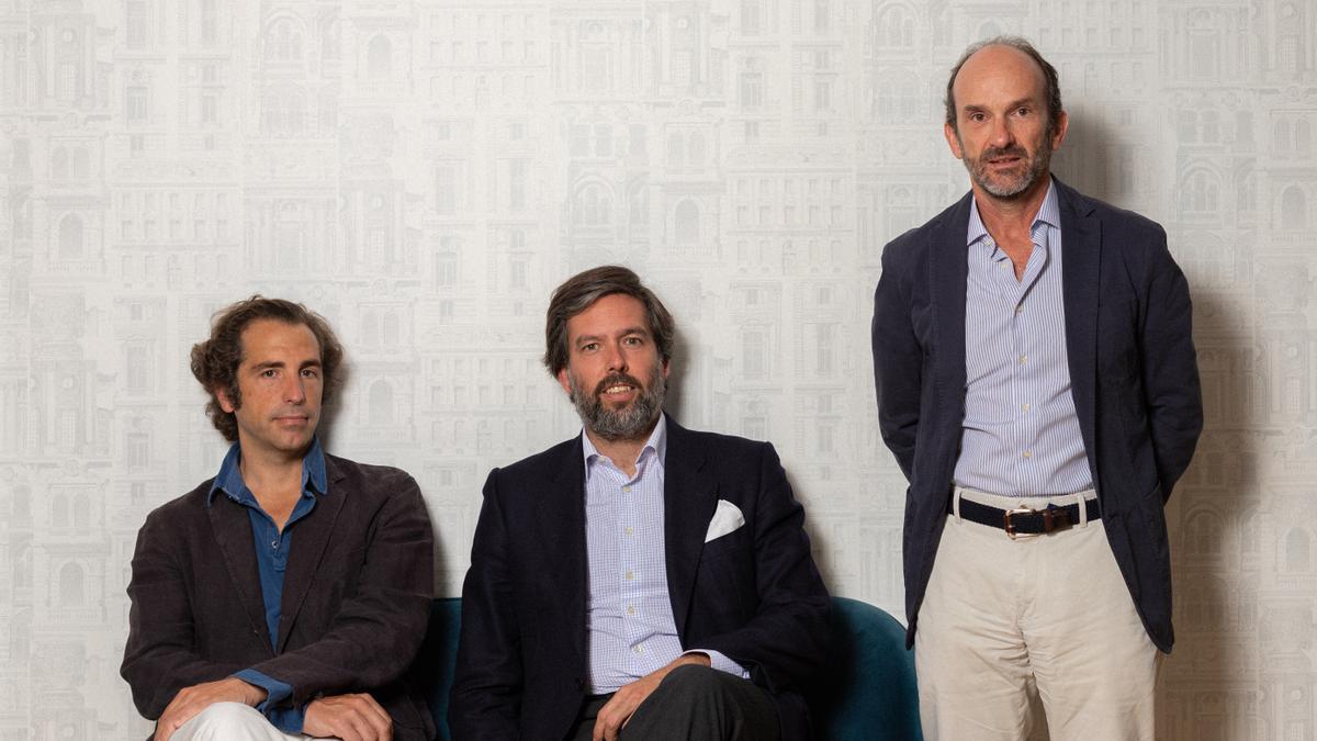 Antonio Pan de Soraluce,  Enrique Benjumea y Francisco J. Meliá, socios fundadores de Blasson Property Investments.