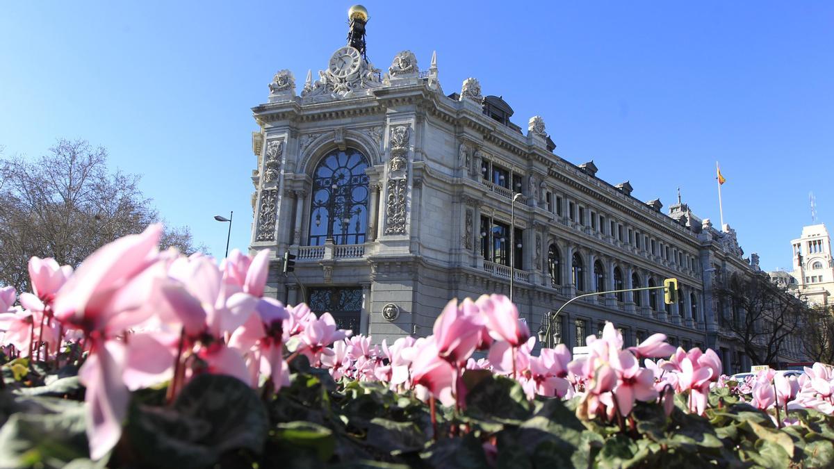 Una imagen de la fachada del Banco de España.