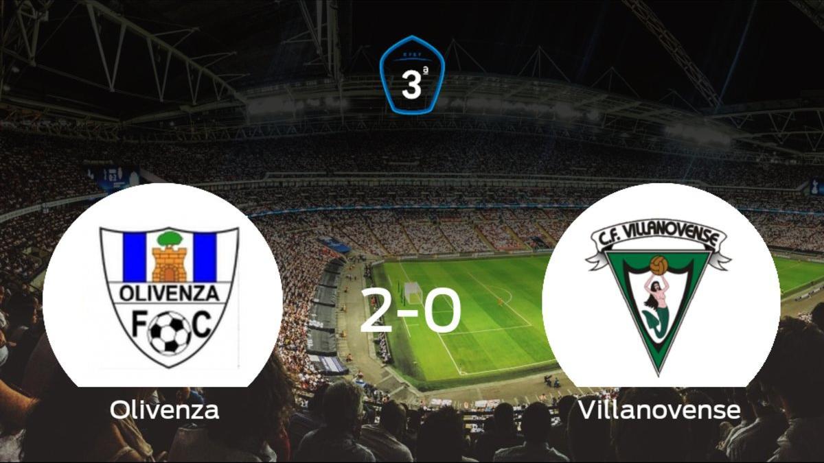 El Olivenza se lleva tres puntos tras derrotar 2-0 al Villanovense