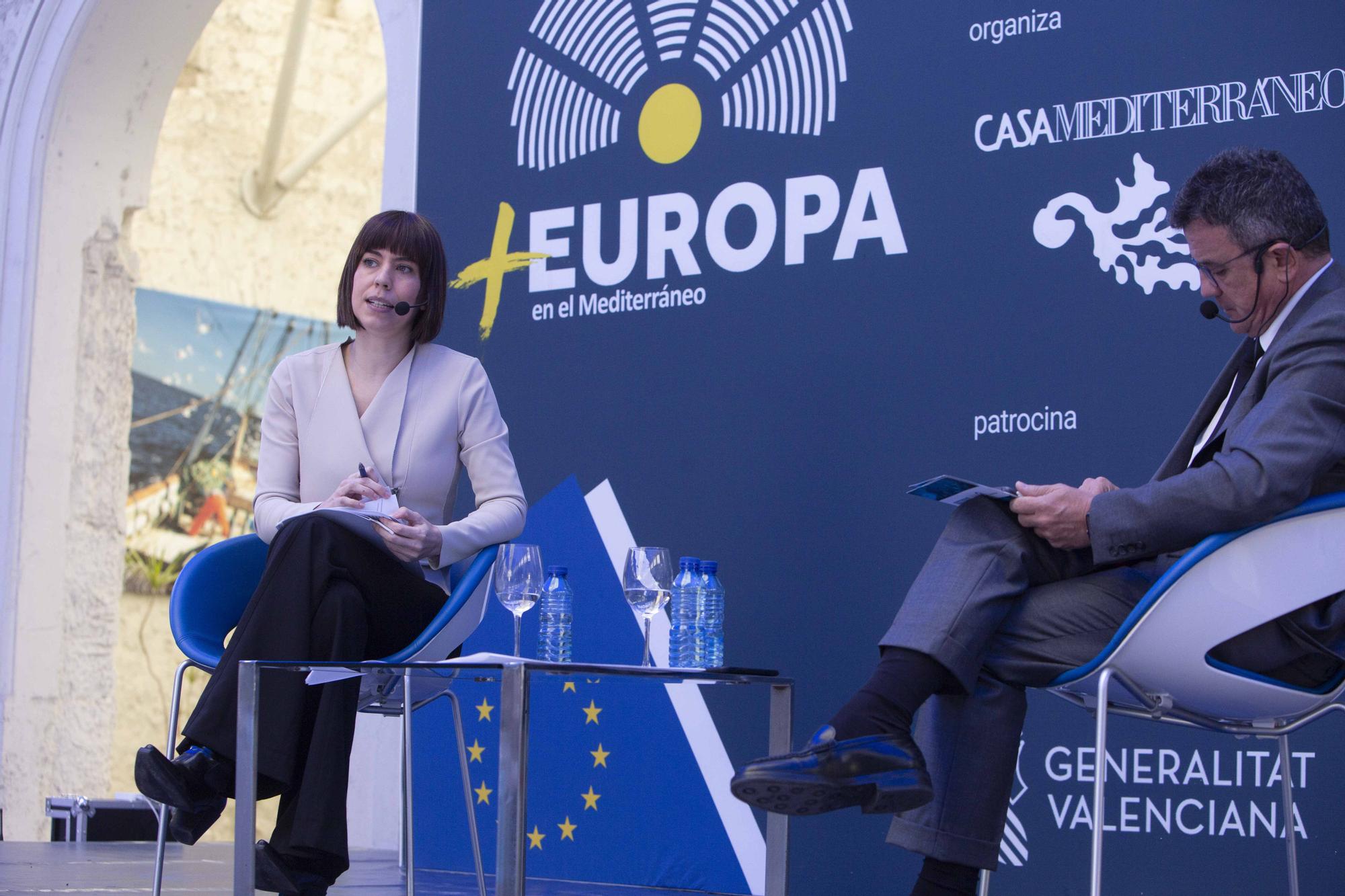 La ministra Diana Morant en el Foro +Europa del Club INFORMACIÓN y Casa Mediterráneo