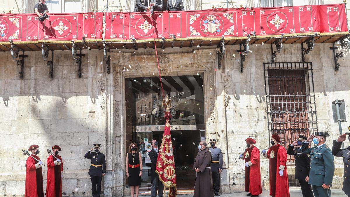 779 Aniversario de La Reconquista de Orihuela con la celebración institucional e histórica, sin público por el covid