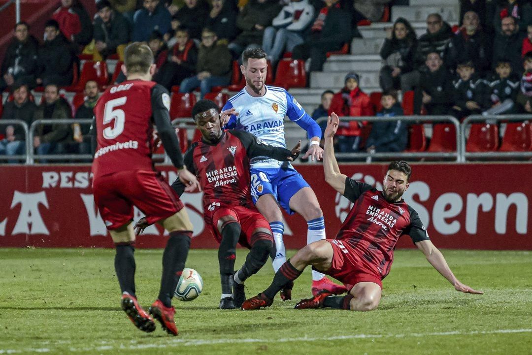 Partido Mirandés contra Real Zaragoza