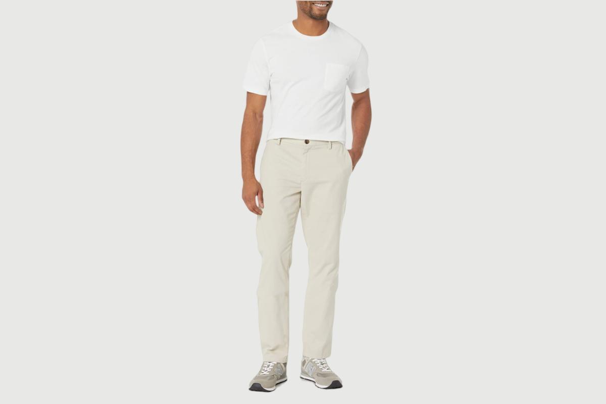 Este pantalón chino sin pinzas es antiarrugas y está disponible en 15  colores, Top reviews, Escaparate