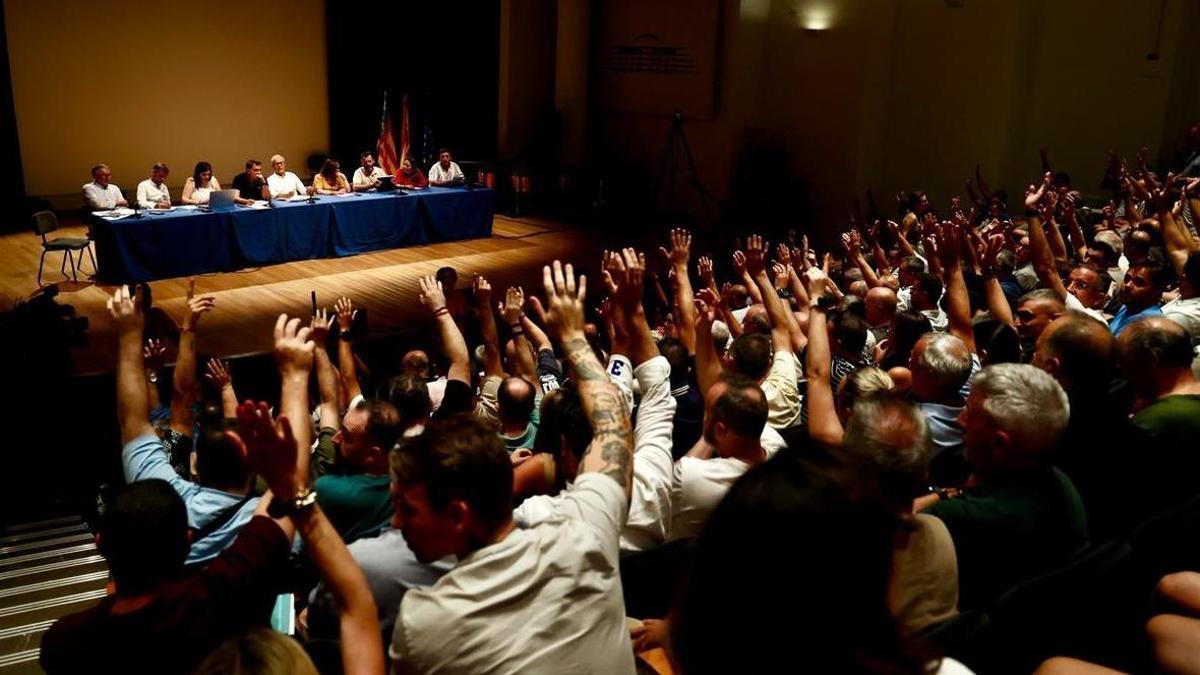 Imagen de la asamblea extraordinaria