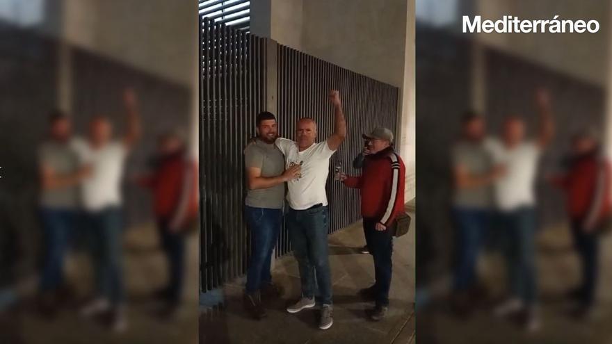 El agricultor de Castellón detenido en la protesta de València sale en libertad al grito de &quot;visca el camp&quot;