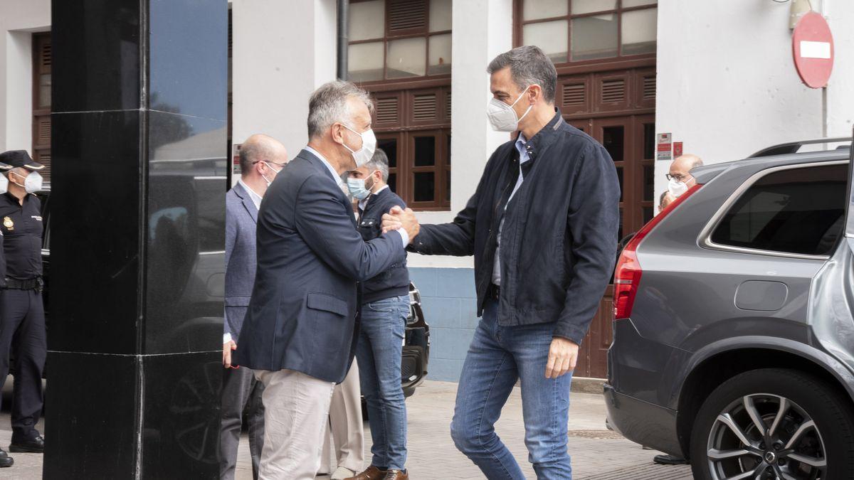 Pedro Sánchez visita La Palma