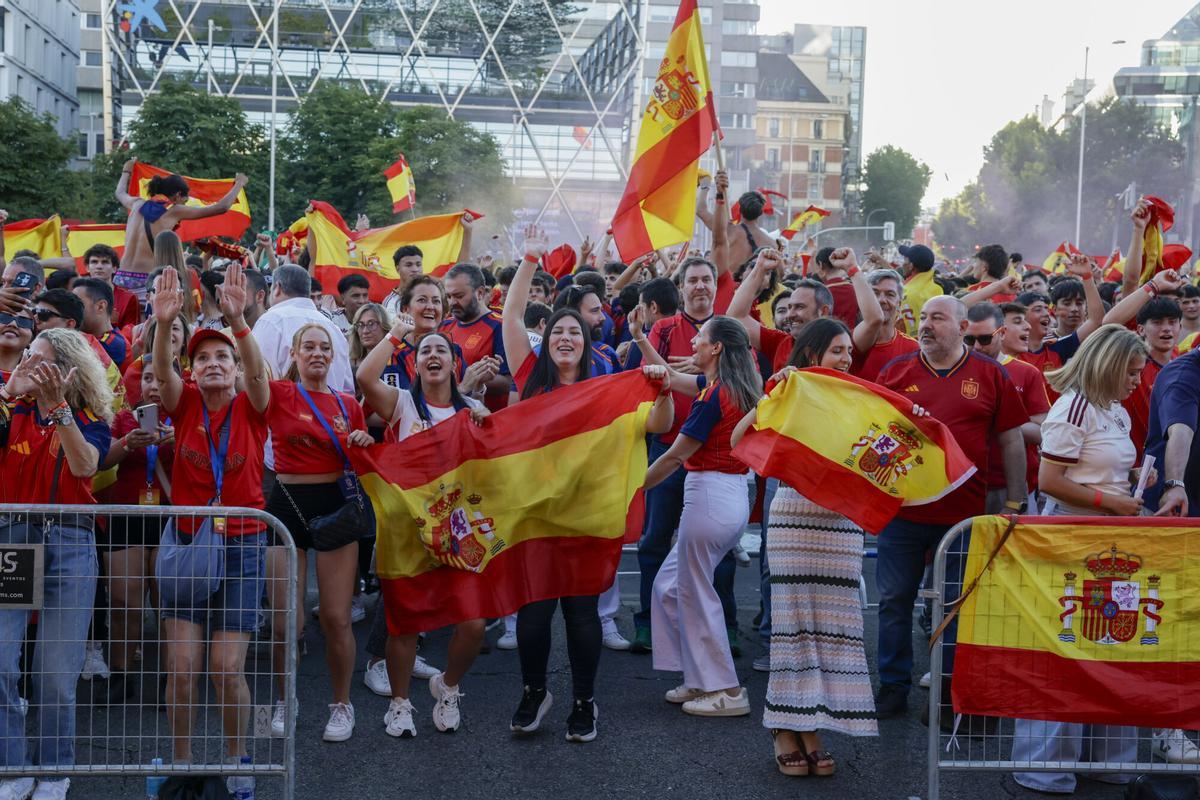 La final del Mundial entre España y Argentina en Madrid, en imágenes