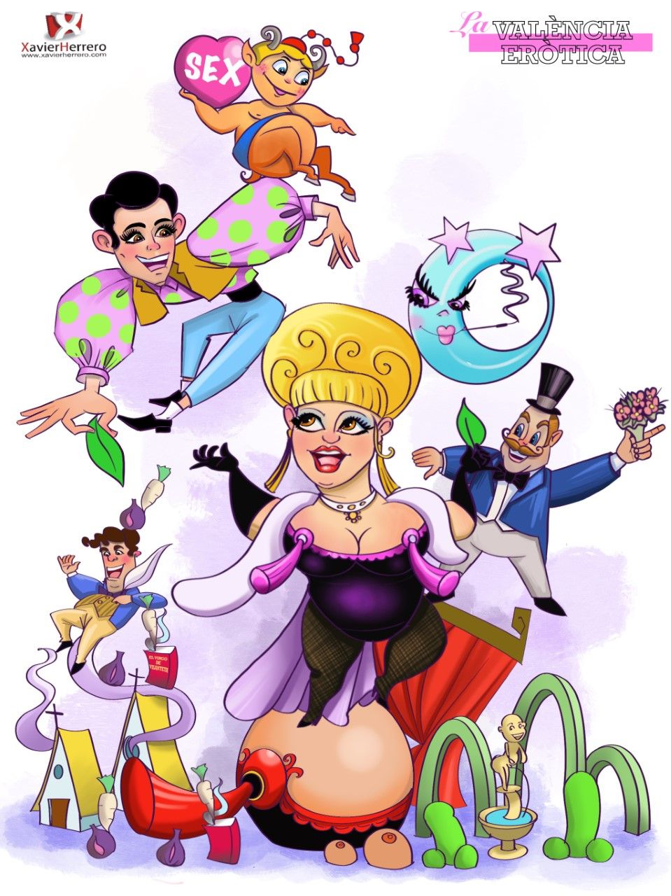 Fallas 2021 - Bocetos de la Sección Primera A