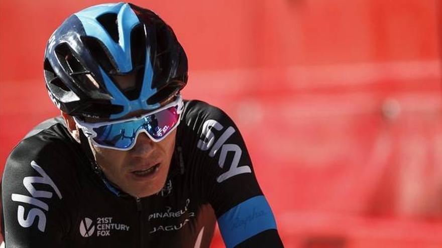 Chris Froome abandona la Vuelta tras un accidente