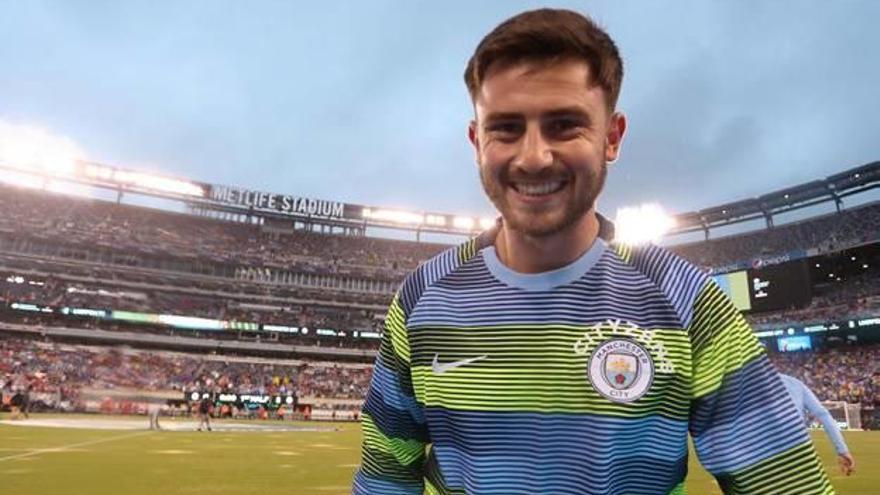 Patrick Roberts, en un partit amb el Manchester City, club amb el qual té contracte fins al 30 de juny del 2020.