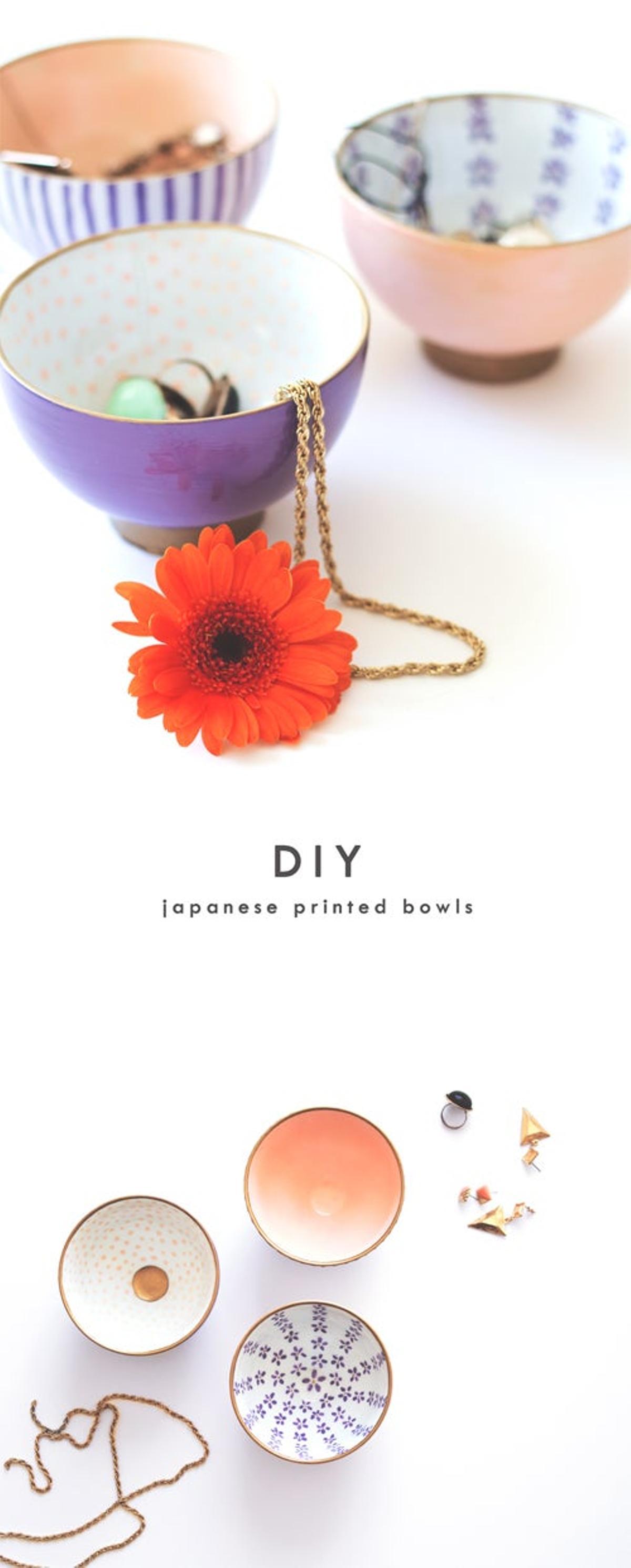 Boles pintados DIY