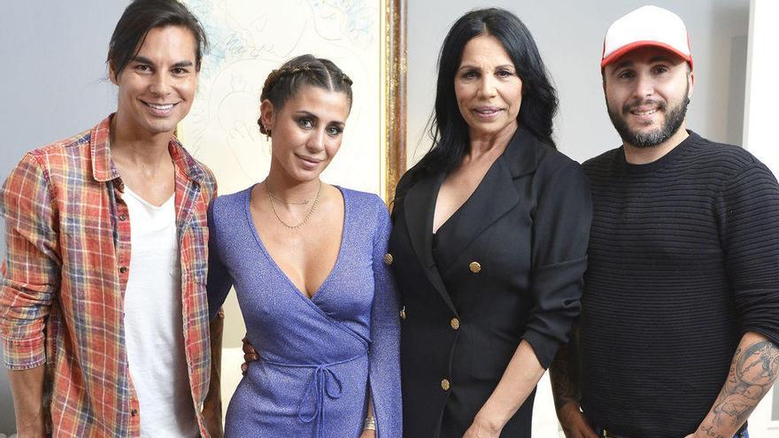 Julio Iglesias Jr, Elena Tablada, Toñi Salazar y Kiko Rivera