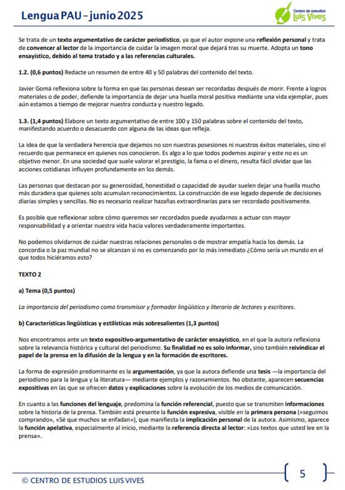 Examen de Lengua Castellana y Literatura de la PAU de Madrid en la modalidad de Ciencias y Tecnología