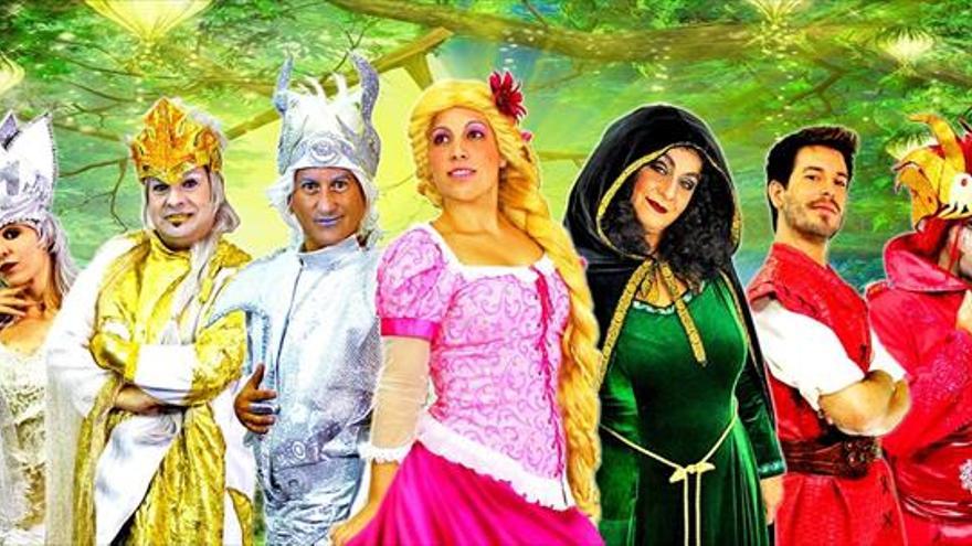 La princesa Rapunzel llega al auditorio