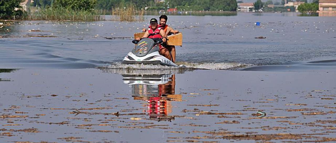 Inundaciones en San Fulgencio durante la DANA de 2019. | ÁXEL ÁLVAREZ