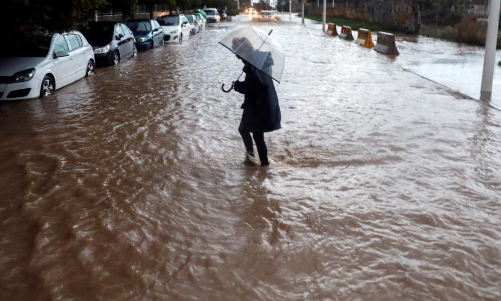 Calle inundada