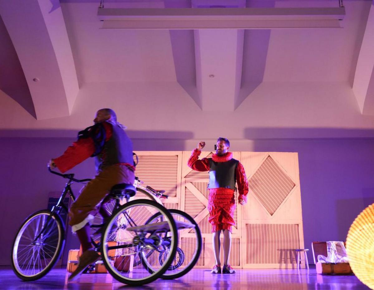 La interpretación de la obra de teatro «Quixote». |  FdV