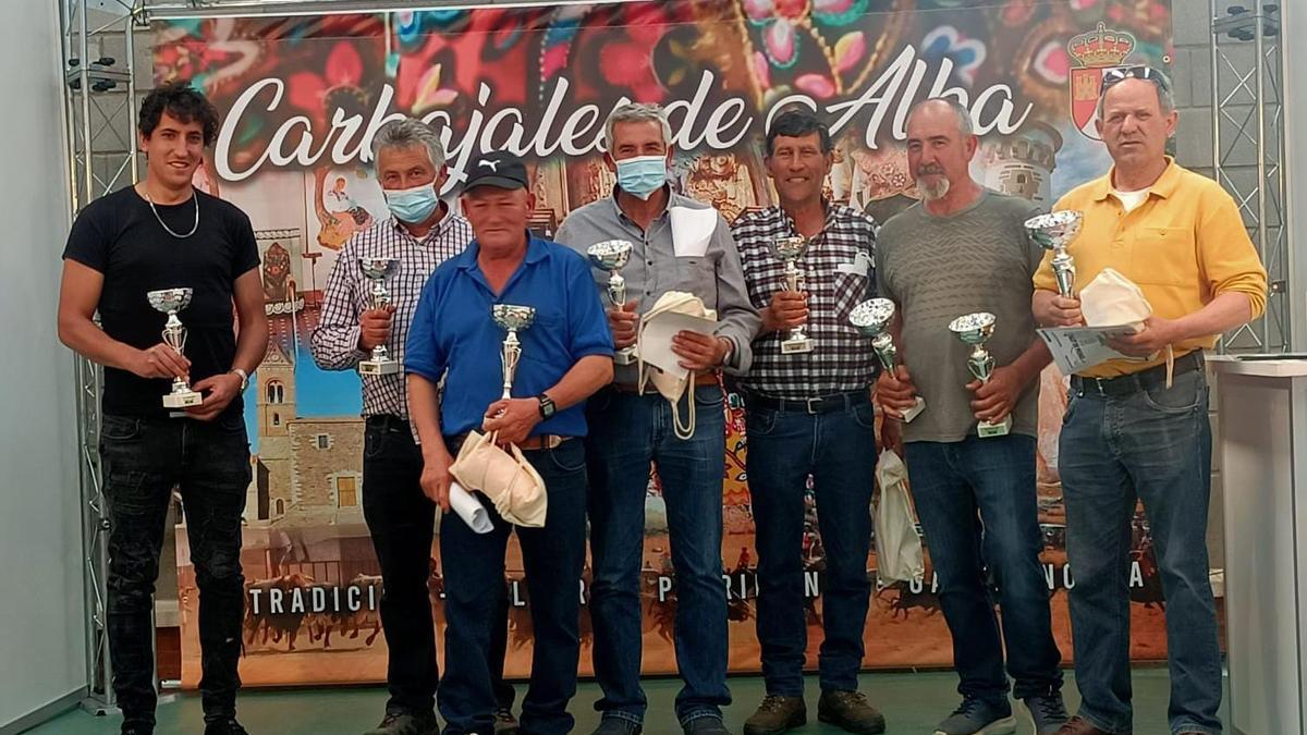 Ganadores del Concurso en la Feria de Carbajales