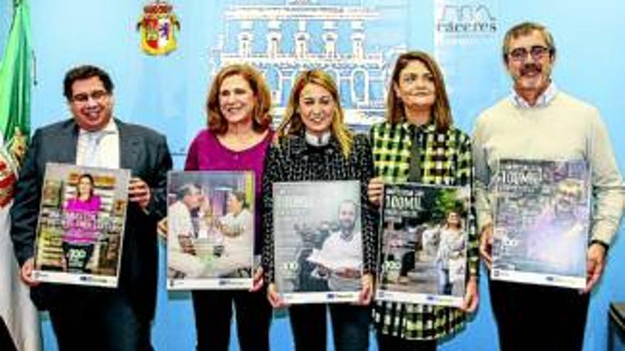Las pymes protagonizan una campaña que invita a hacer compras en Cáceres