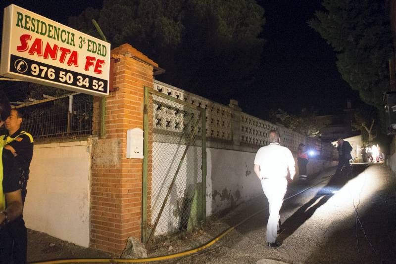 Fotogalería del incendio de la Residencia Santa Fe