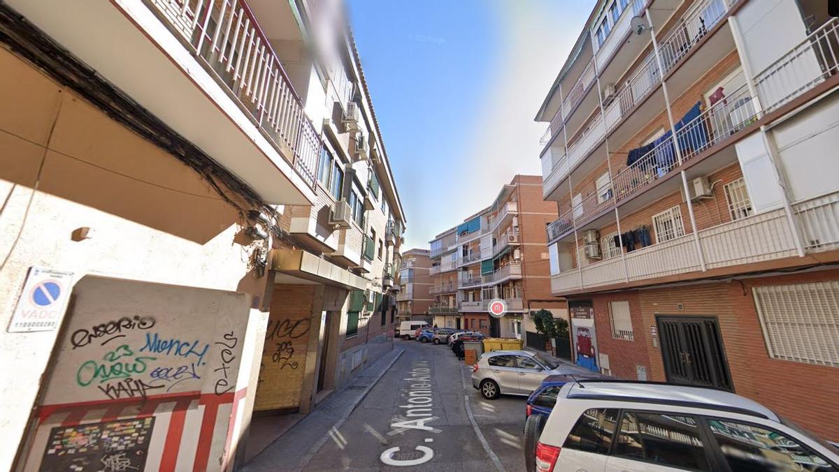 Calle Antonio Antoranz de Carabanchel. Calle Antonio Antoranz de Carabanchel.