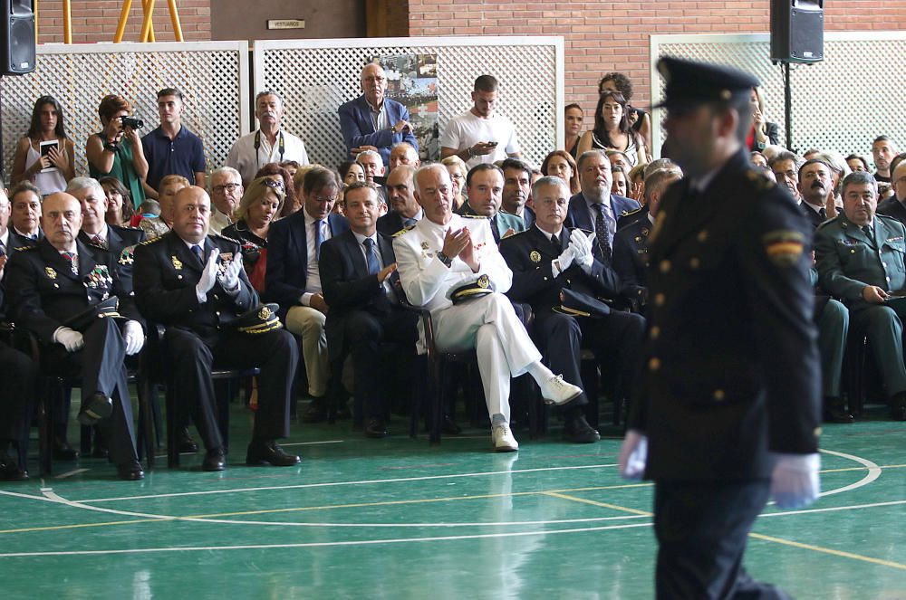 El subdelegado del Gobierno, Miguel Briones, ha presidido el acto y ha centrado gran parte de su discurso al desafío independentista en Cataluña.