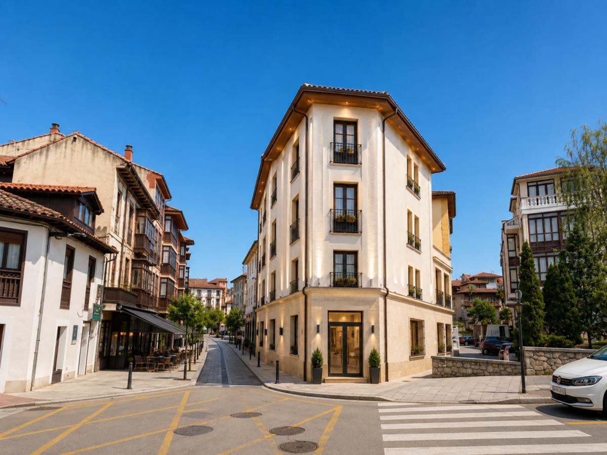 El hotel en venta.