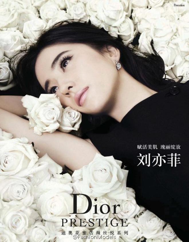 Liu Yifei como imagen de Dior Prestige