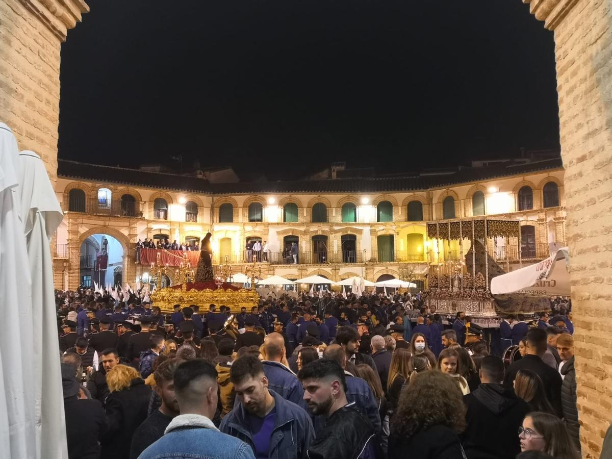 La Cofradía del Huerto, en la plaza Ochavada de Archidona.