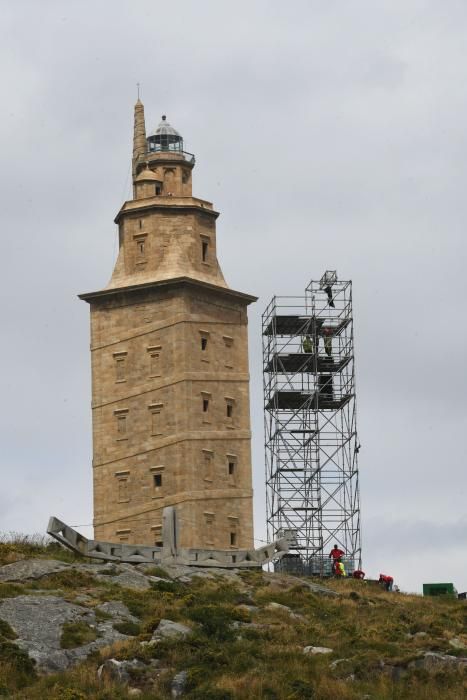 Se conmemoran los diez años de la declaración de la Torre de Hércules como Patrimonio Universal.