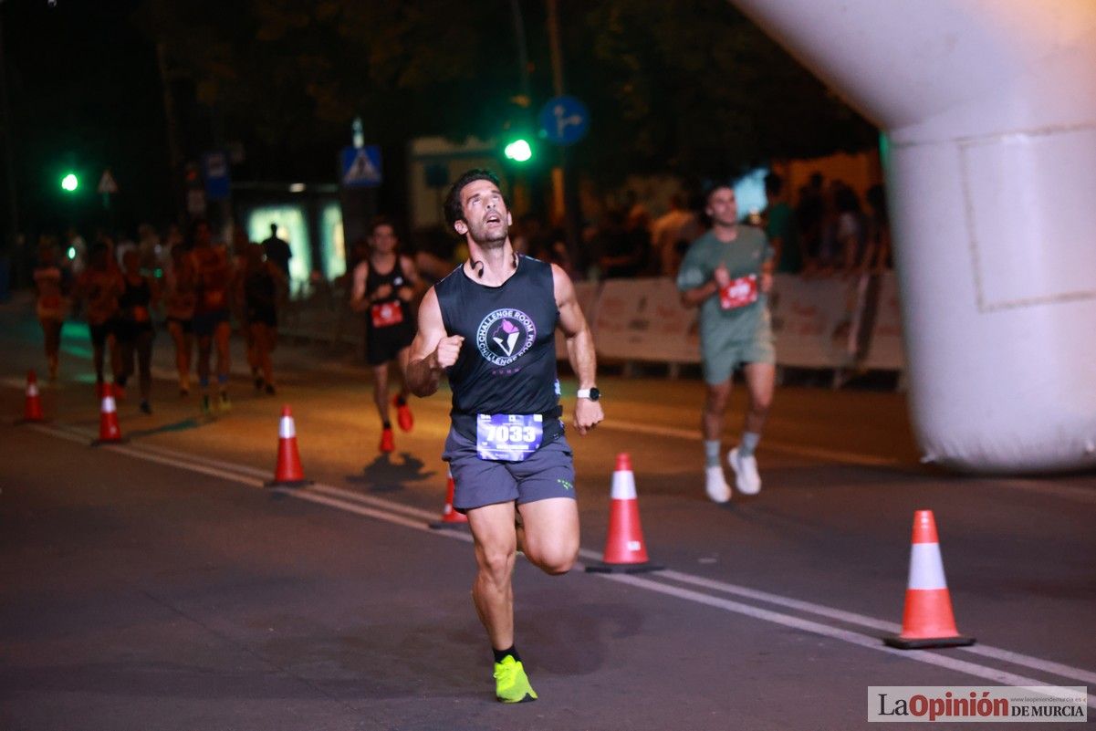 Las mejores imágenes de la carrera nocturna de Murcia