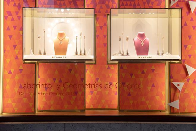Laberinto y geometrías de Oriente, la exposición de Annco Miura en Bvlgari de Madrid