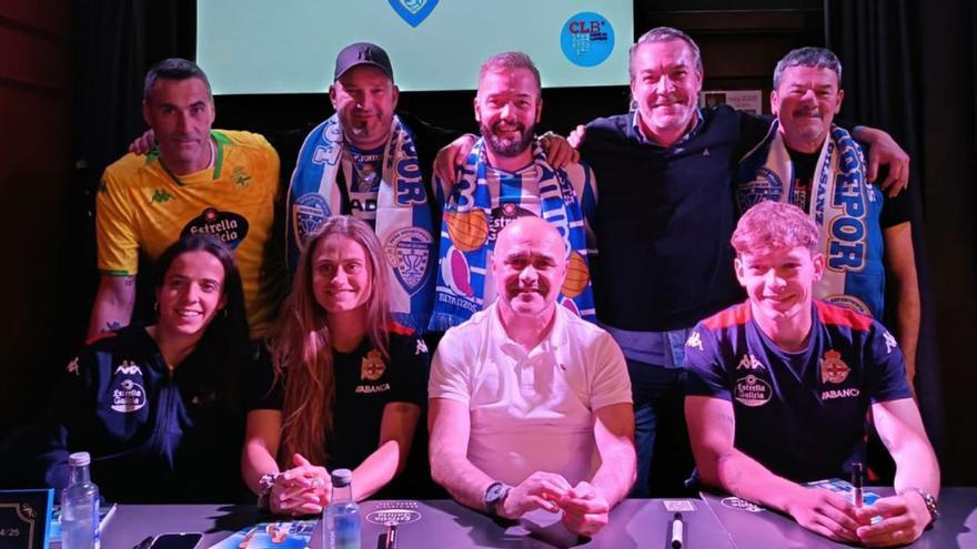 Gilsanz, arropado en Betanzos en la presentación de su peña | PEÑA DEPORTIVISTA ‘ÓSCAR GILSANZ’