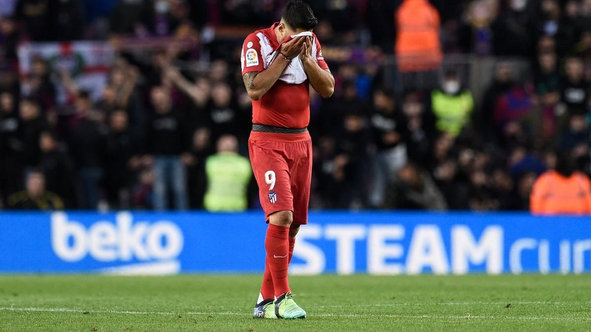 Luis Suárez, durante el partido contra el Barça