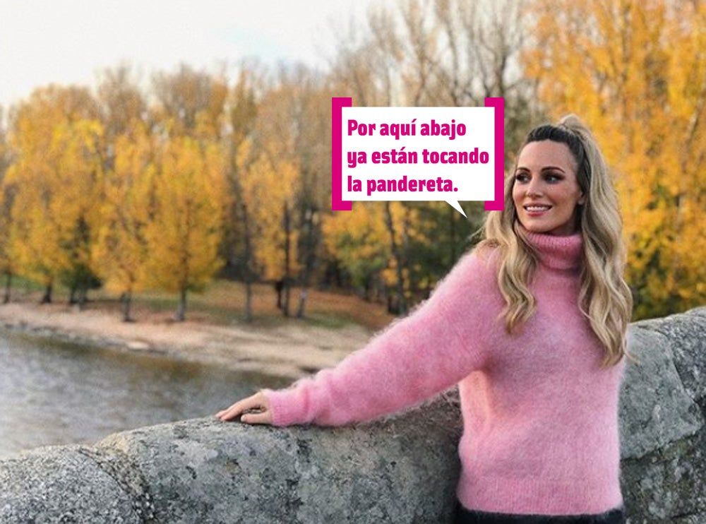 Foto de Edurne en un puente