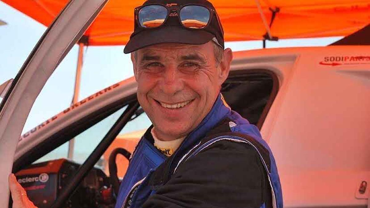 Philippe Boutron, el piloto herido en un atentado ocurrido en el Dakar 2022.